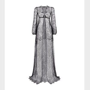 Agent Provocateur Thea SOIREE Black Lace Maxi Gown NWT $2,885